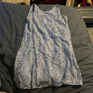 Light Blue Lace Dress